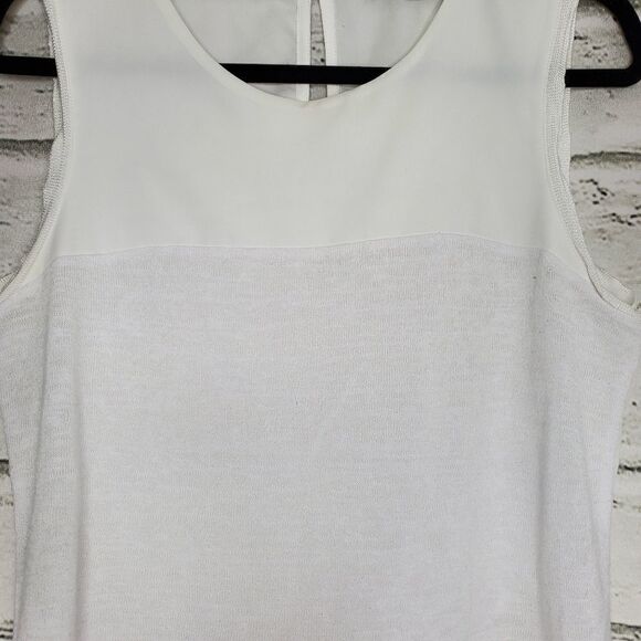 Sanctuary white Sleeveless tanktop Rayon small - Picture 3 of 8